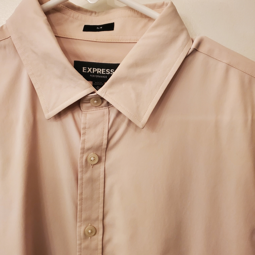 Express Men's Cream Shirt